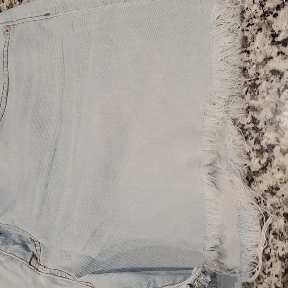 MADEWELL HIGH RISE DENIM SHORTS. SIZE 34. - Picture 6 of 6